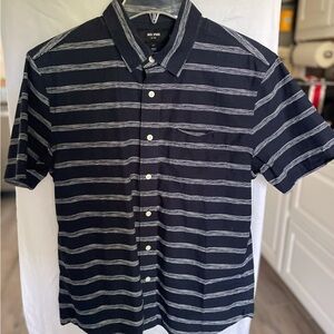 Jack Spade Blue and White Casual Button Down Shirt